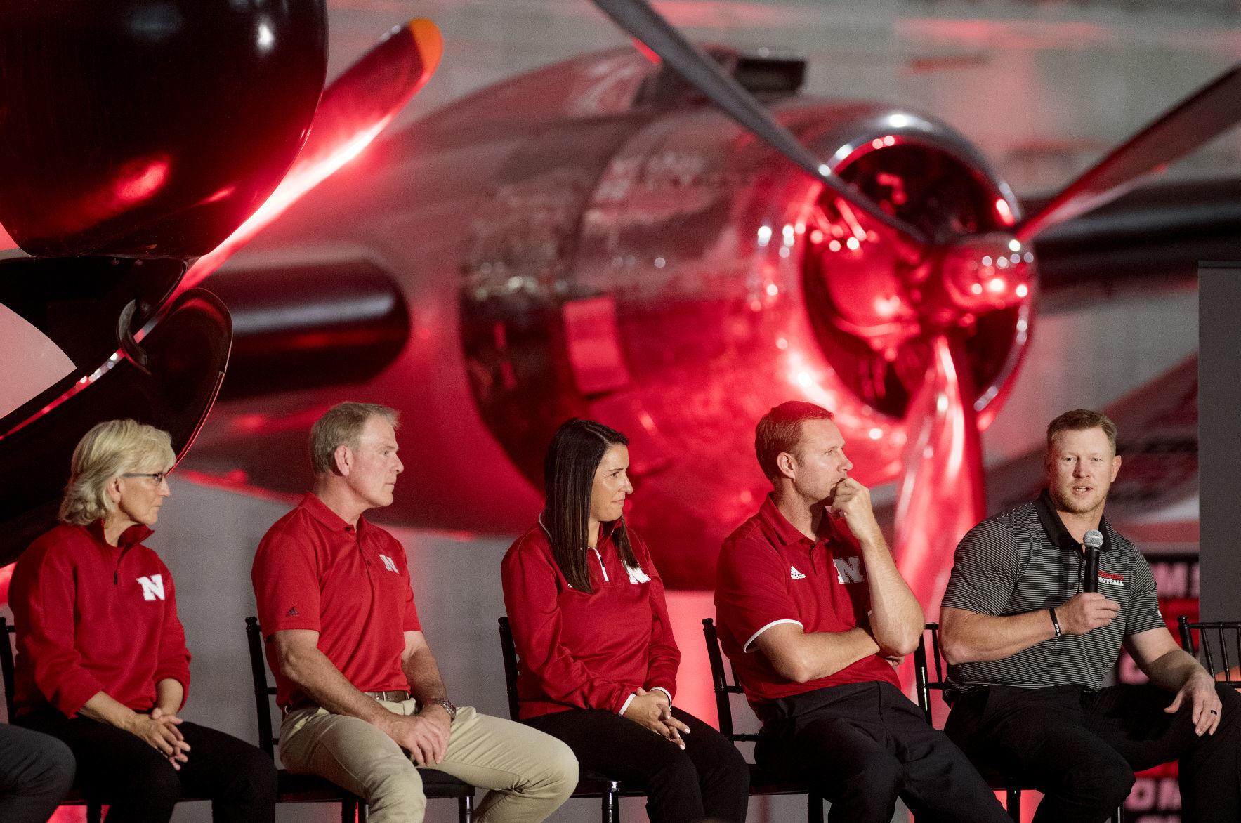Husker coaches tour state, 5.30